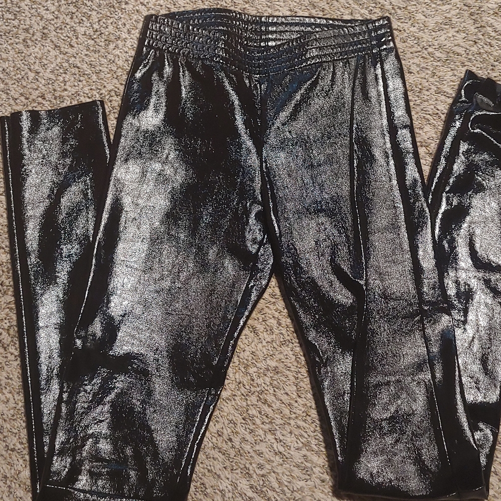 Drome pvc skinny black pants